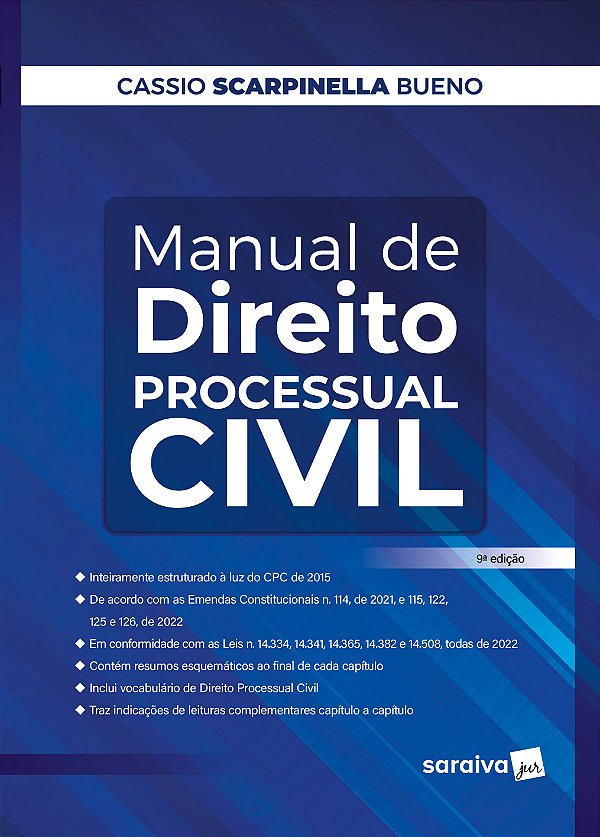 Livro Manual de direito processual civil