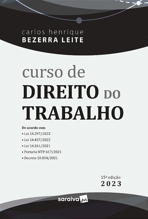 Livro Curso de direito do trabalho