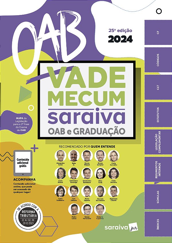 Livro Vade mecum OAB e graduação