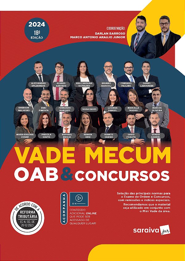 Livro Vade mecum OAB & concursos