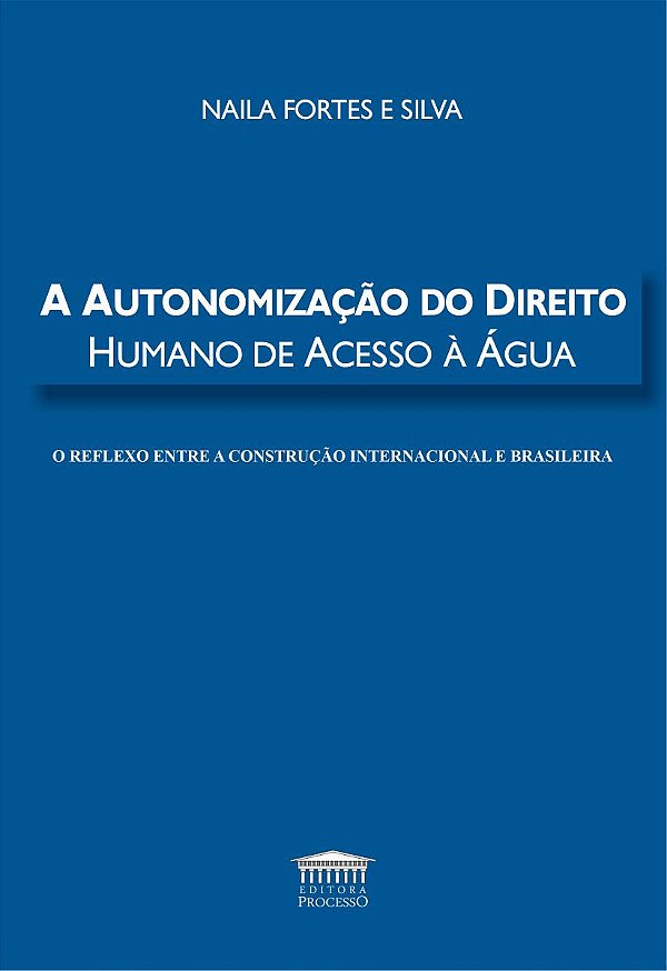 Livro A autonomização do direito humano de acesso à água