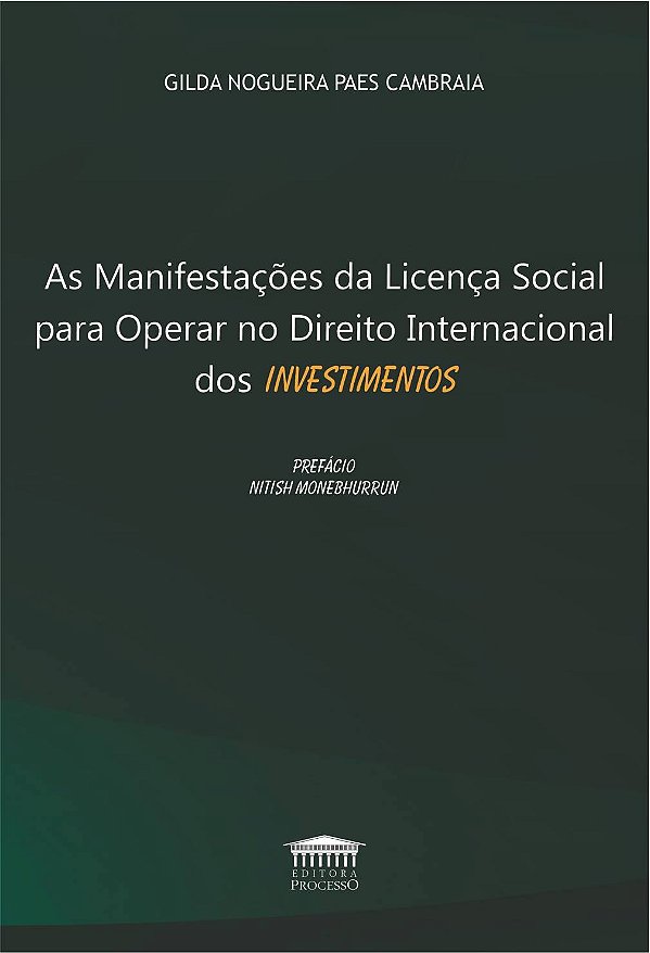 Livro As Manifestações Da Licença Social Para Operar No D...