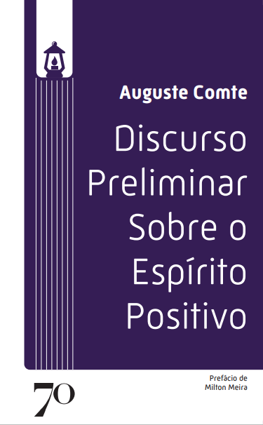 Livro Discurso preliminar sobre o espírito positivo