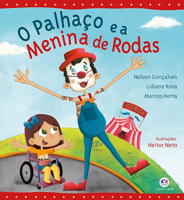 Livro O palhaço e a menina de rodas