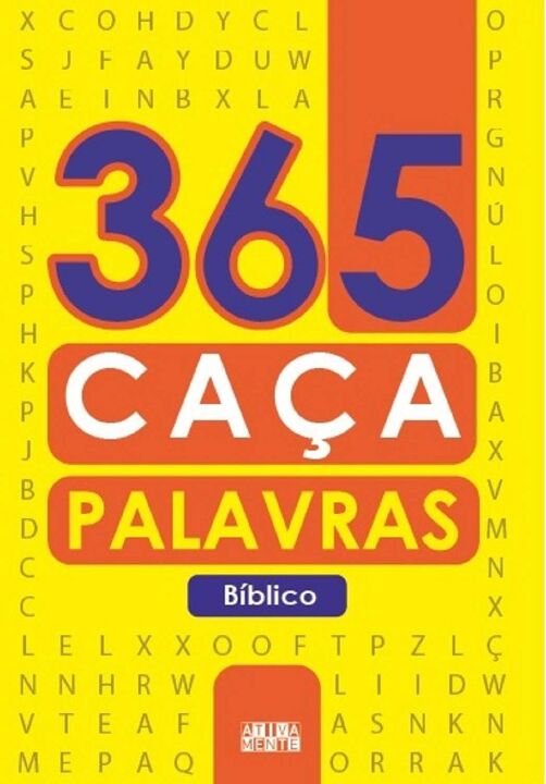 Livro 365 caça-palavras bíblico
