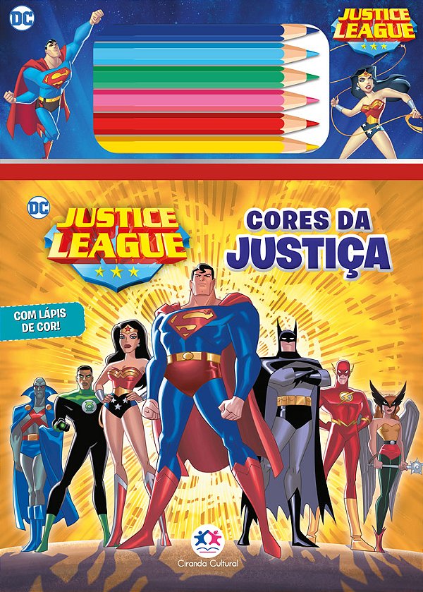 Livro Liga da Justiça - Cores da justiça