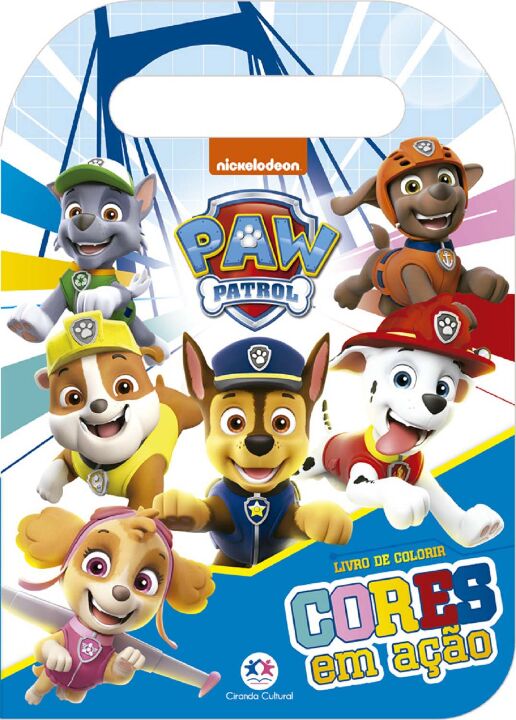 Livro Patrulha Canina - Cores em ação
