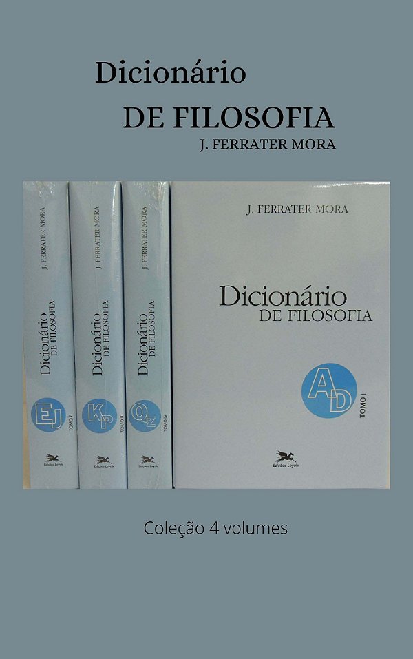 Livro Dicionário de Filosofia – Coleção 4 volumes