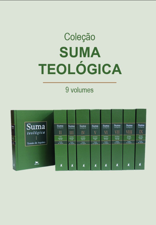 Livro Suma Teológica – Coleção 9 Volumes - Bilíngue - Cap...