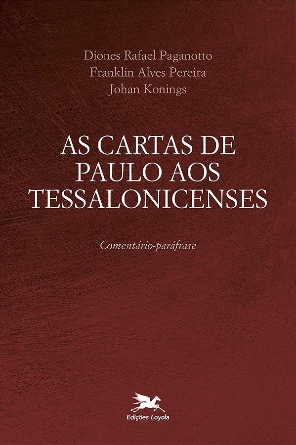 Livro As Cartas De Paulo Aos Tessalonicenses