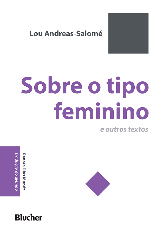 Livro Sobre o tipo feminino: e outros textos