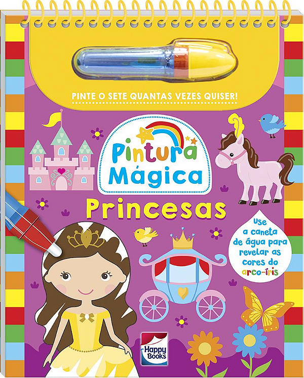 Livro Pintura mágica - Princesas