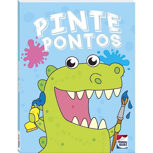 Livro Pinte pontos - Azul