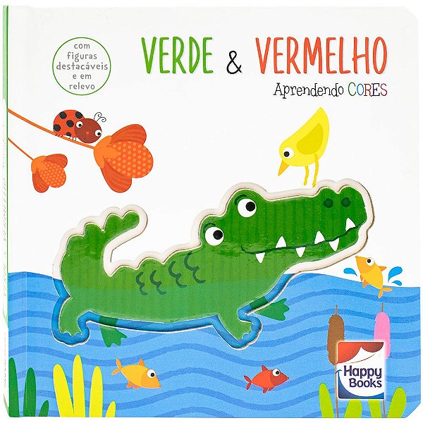 Livro Aprendendo cores - Verde & vermelho