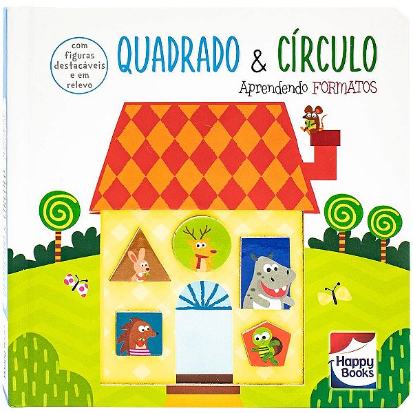 Livro Aprendendo formatos - Círculo & quadrado