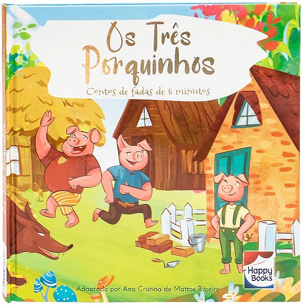 Livro Contos de fadas de 5 minutos - Os três porquinhos