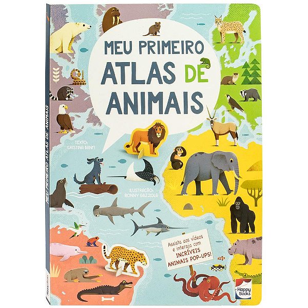 Livro Meu primeiro atlas de animais