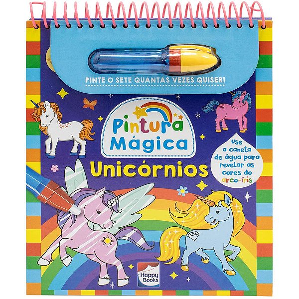 Livro Pintura mágica - Unicórnios