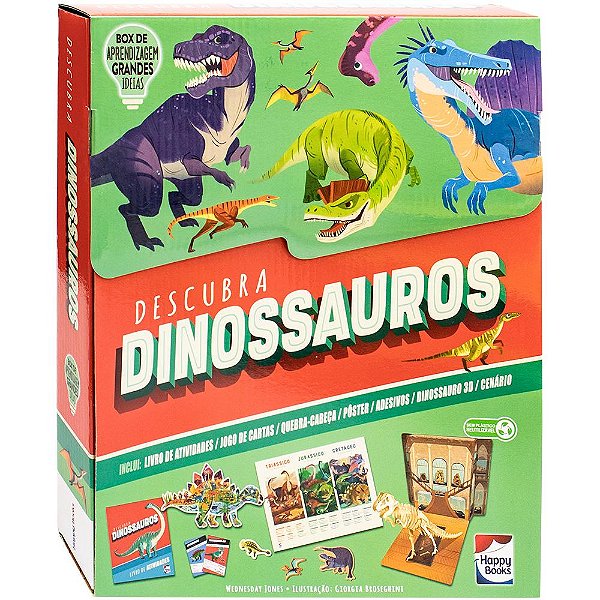 Livro BOX de Aprendizagem - Grandes Ideias: Descubra Dino...