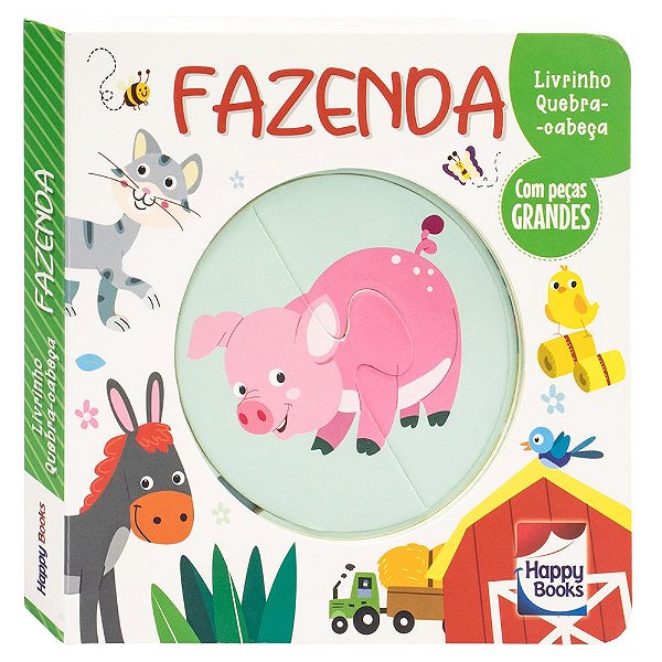 Livro Livrinho Quebra-cabeça: Fazenda