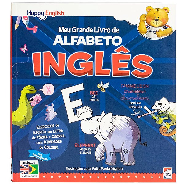 Livro Happy English - Meu grande livro do alfabeto em ing...