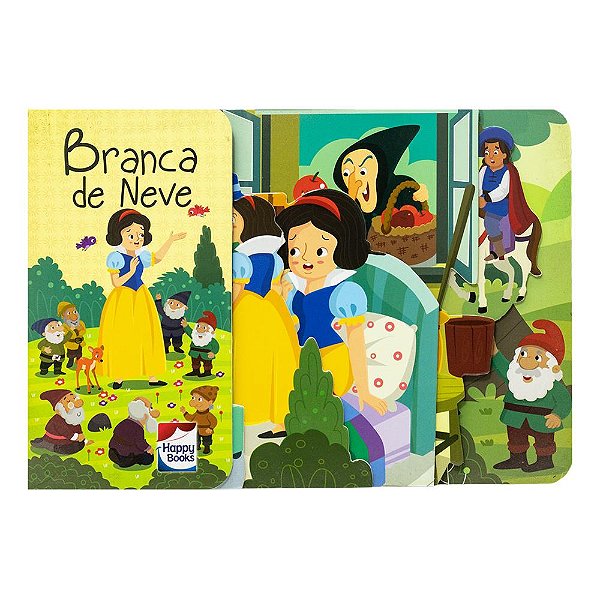 Livro Contos Clássicos com Abas: Branca de Neve