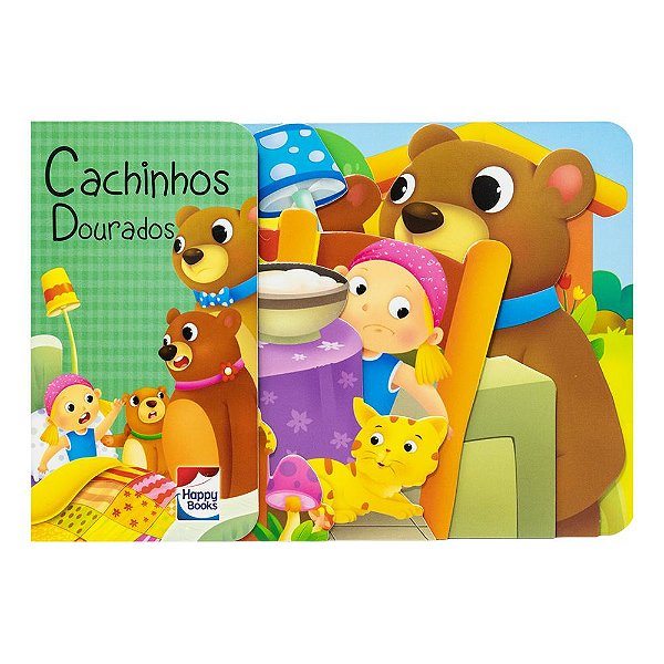 Livro Contos Clássicos com Abas: Cachinhos Dourados