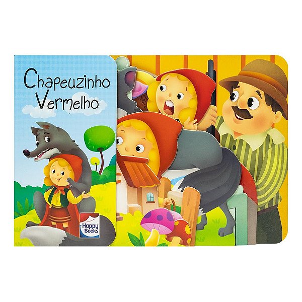 Livro Contos Clássicos com Abas: Chapéuzinho Vermelho