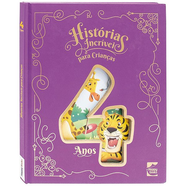 Livro Histórias incríveis para crianças - 4 anos
