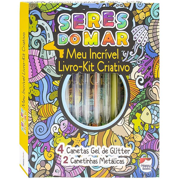 Livro Meu Incrível Livro-Kit Criativo: Seres do Mar
