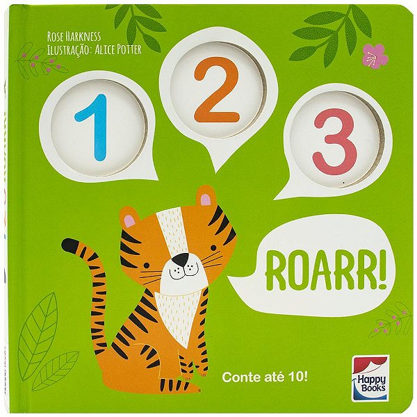 Livro Conte até 10: Roarr!