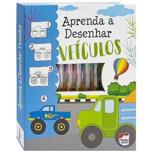 Livro Aprenda a Desenhar: Veículos