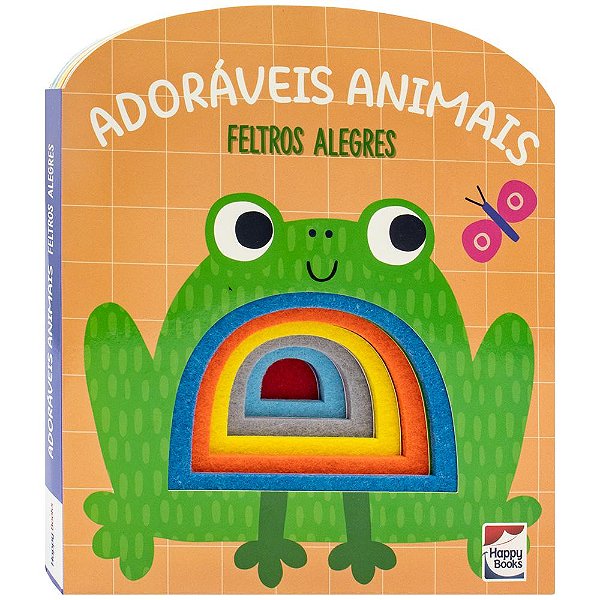 Livro Feltros alegres - Adoráveis animais