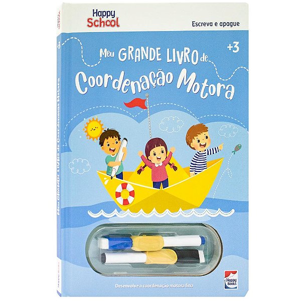 Livro HS Escreva e Apague Meu GRANDE livro de Coordenação...