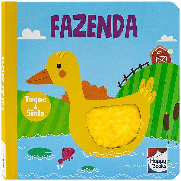 Livro Animais Fofuchos - Toque e Sinta: Fazenda
