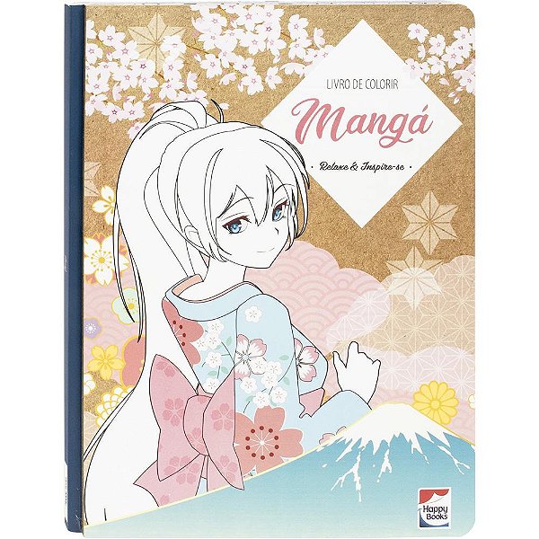 Livro Relaxe & Inspire-se! Mangá