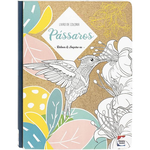 Livro Relaxe & Inspire-se! Pássaros