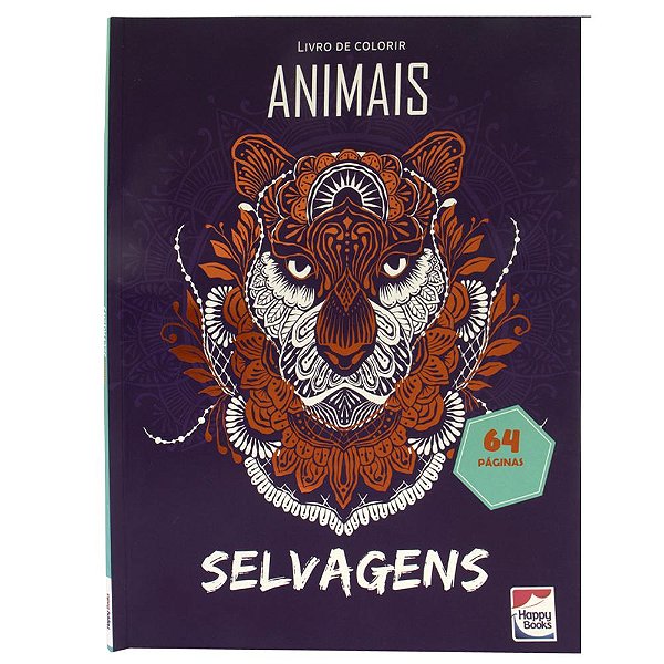 Livro Mandalas Mágicas: Animais Selvagens