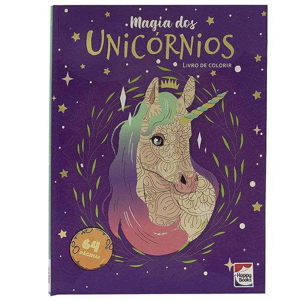 Livro Mandalas Mágicas: Magia dos Unicórnios