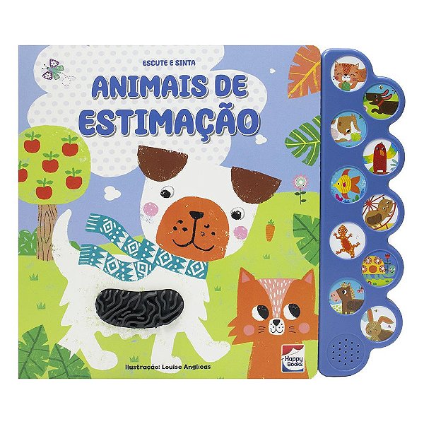 Livro Escute e Sinta: Animais de Estimação