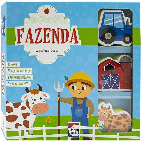 Livro Livro Brincar é Divertido! Fazenda