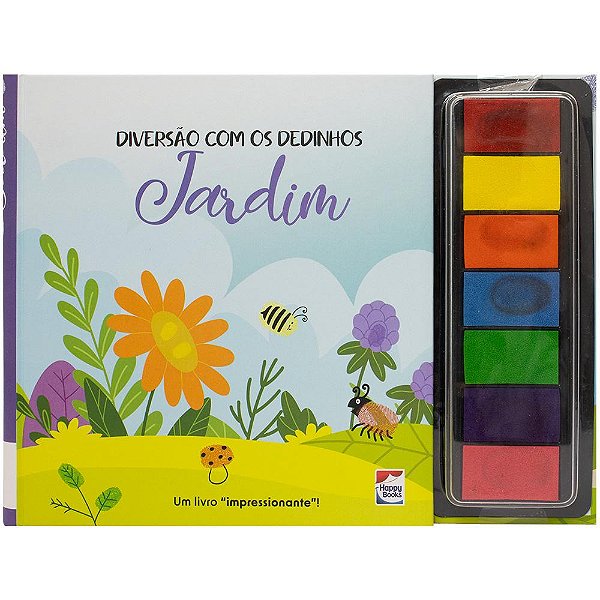 Livro Diversão com os dedinhos: Jardim