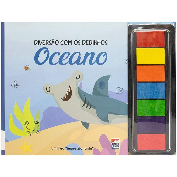 Livro Diversão com os dedinhos: Oceano