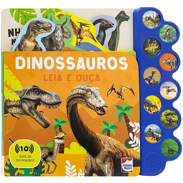 Livro Leia e Ouça: Dinossauros