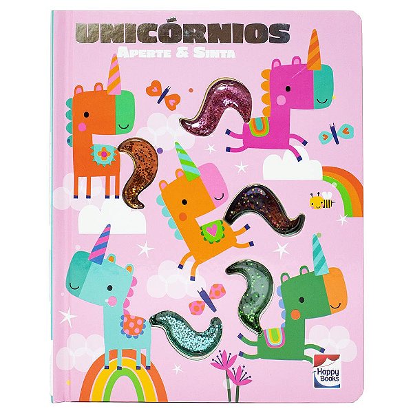 Livro Aperte & Sinta: Unicórnios