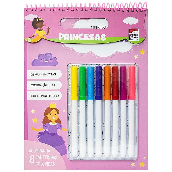 Livro Mundo Colorido: Princesas
