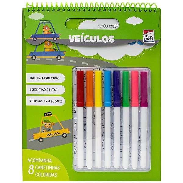 Livro Mundo Colorido: Veículos
