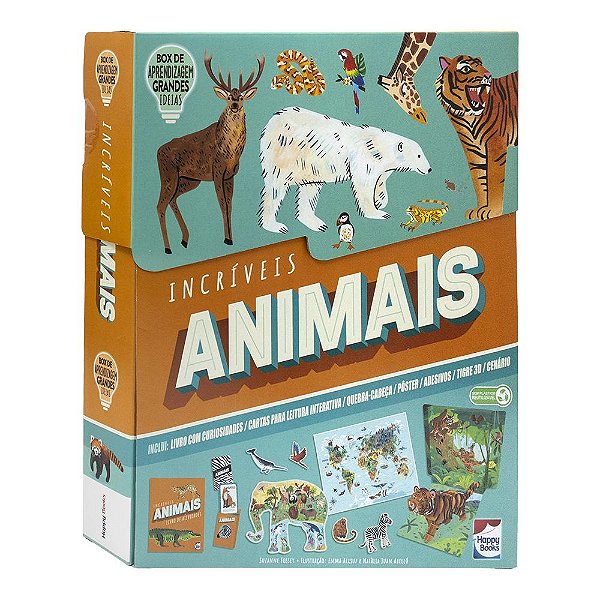 Livro BOX de Aprendizagem - Grandes Ideais: Animais