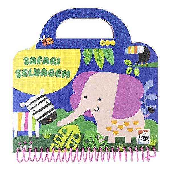 Livro Atividades Divertidas: Safári Selvagem