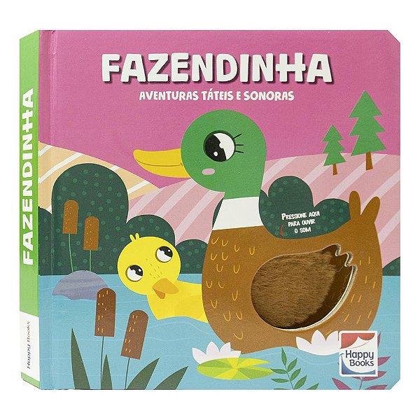 Livro Aventuras Táteis e Sonoras: Fazendinha
